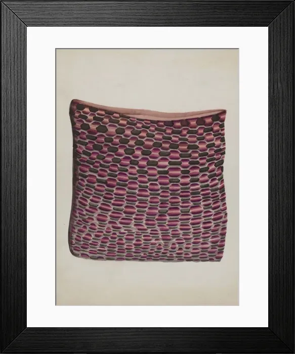 Framed Print : Pillow, c. 1936. Creator: Natalie Simon Framed Print : Pillow, c. 1936. Creator: Natalie Simon