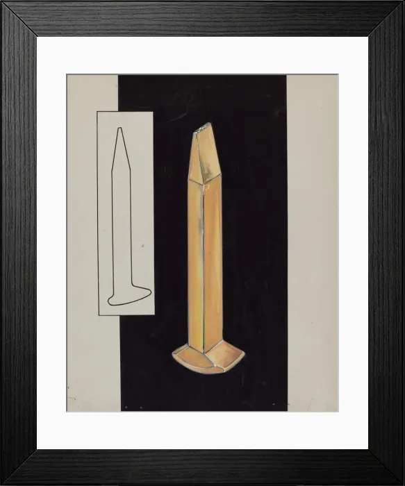 Framed Print : Gold Spike, c. 1936. Creator: Sebastian Simonet Framed Print : Gold Spike, c. 1936. Creator: Sebastian Simonet