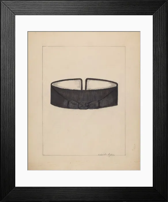 Framed Print : Cravat, c. 1937. Creator: Columbus Simpson Framed Print : Cravat, c. 1937. Creator: Columbus Simpson