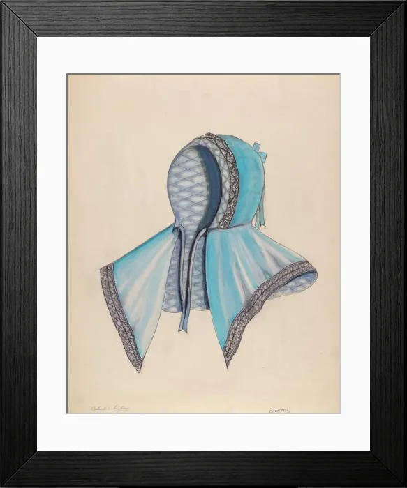 Framed Print : Opera Hood, c. 1937. Creator: Columbus Simpson Framed Print : Opera Hood, c. 1937. Creator: Columbus Simpson