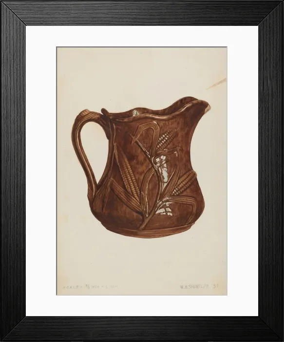 Framed Print : Pitcher, 1937. Creator: Wilford H. Shurtliff
