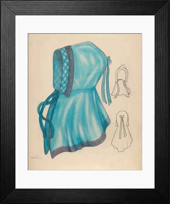 Framed Print : Opera Hood, c. 1937. Creator: Columbus Simpson Framed Print : Opera Hood, c. 1937. Creator: Columbus Simpson
