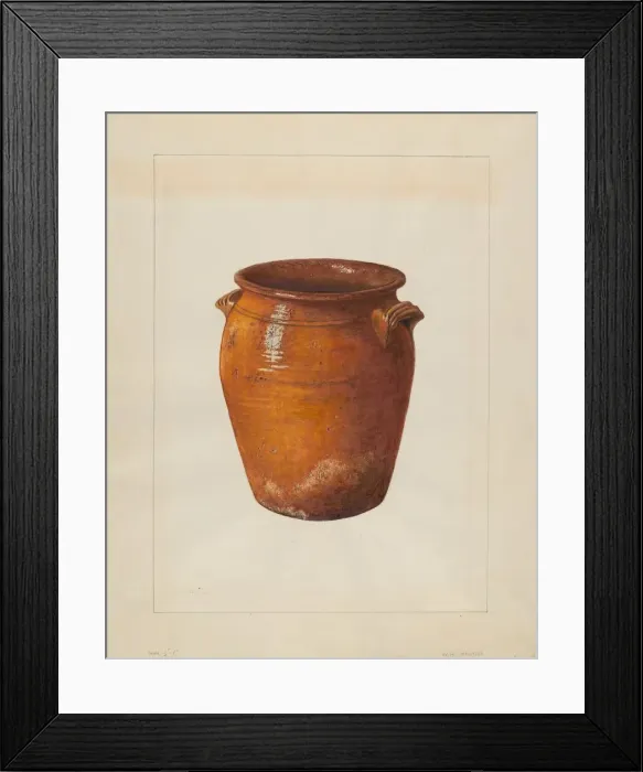 Framed Print : Preserving Jar, c. 1938. Creator: Wilford H. Shurtliff Framed Print : Preserving Jar, c. 1938. Creator: Wilford H. Shurtliff