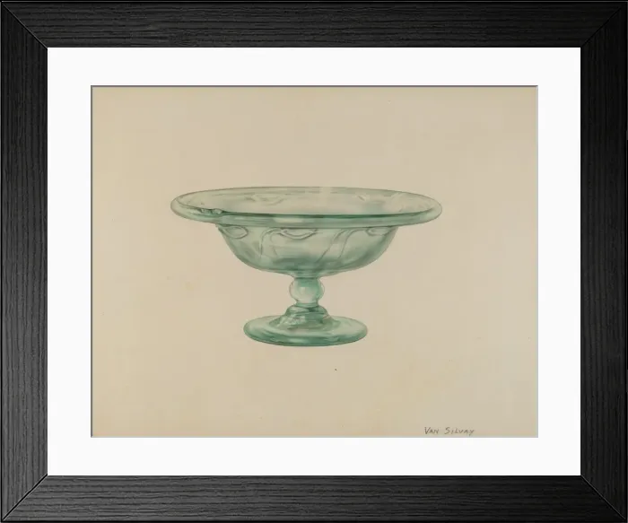 Framed Print : Compote, 1935 / 1942. Creator: Van Silvay Framed Print : Compote, 1935 / 1942. Creator: Van Silvay