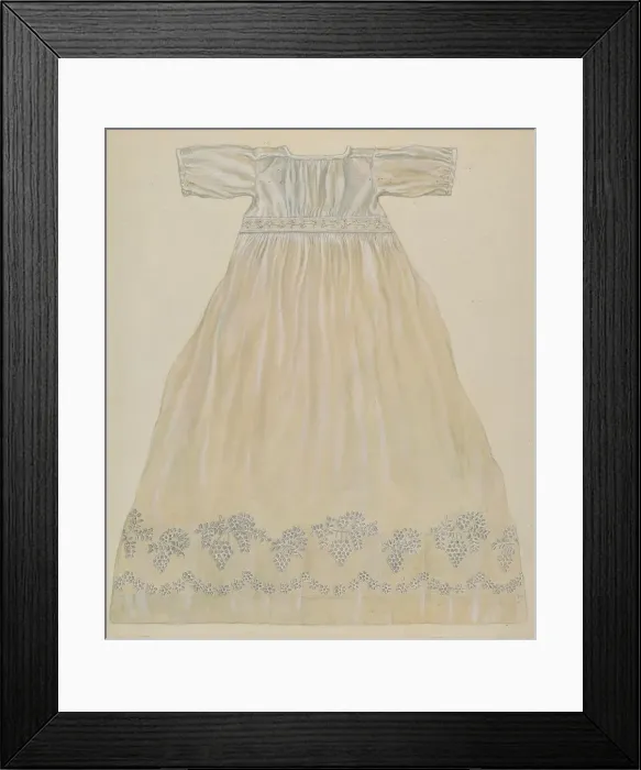 Framed Print : Baby Dress, c. 1938. Creator: Cecil Smith Framed Print : Baby Dress, c. 1938. Creator: Cecil Smith