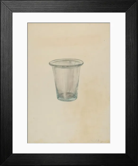 Framed Print : Jelly Tumbler, 1935 / 1942. Creator: Van Silvay Framed Print : Jelly Tumbler, 1935 / 1942. Creator: Van Silvay