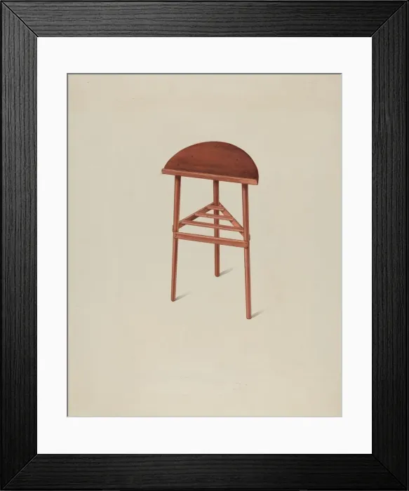 Framed Print : Shaker Music Rack, c. 1936. Creator: Alfred H. Smith Framed Print : Shaker Music Rack, c. 1936. Creator: Alfred H. Smith