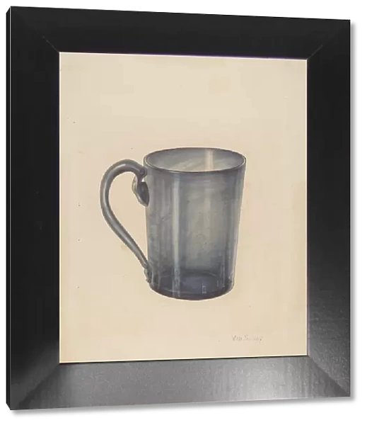 Mug, c. 1940. Creator: Van Silvay