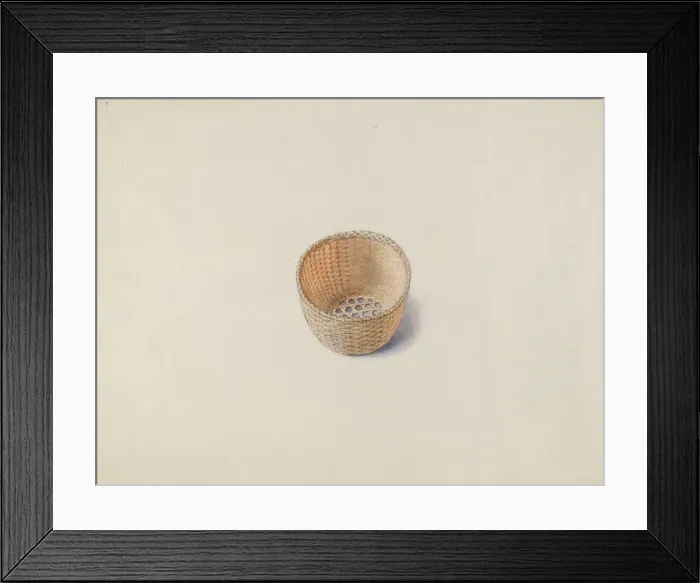 Framed Print : Shaker Basket, 1935 / 1942. Creator: Alfred H. Smith Framed Print : Shaker Basket, 1935 / 1942. Creator: Alfred H. Smith