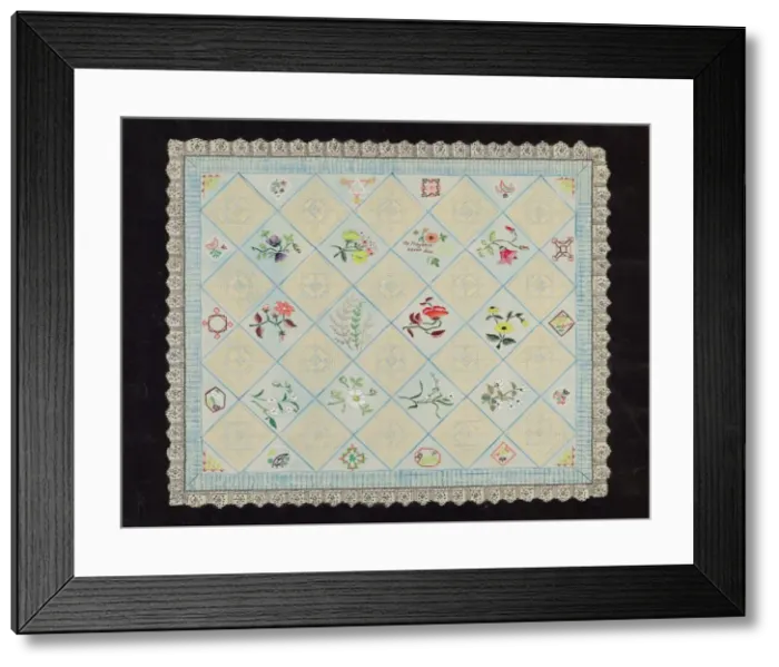 Framed Print : Satin Bedspread, c. 1936. Creator: Sebastian Simonet Framed Print : Satin Bedspread, c. 1936. Creator: Sebastian Simonet