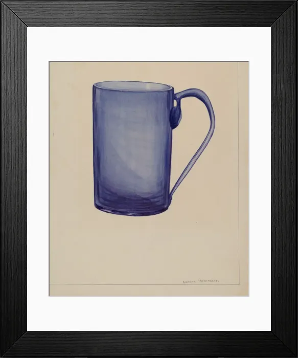 Framed Print : Mug, 1935 / 1942. Creator: Van Silvay Framed Print : Mug, 1935 / 1942. Creator: Van Silvay