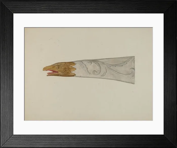 Framed Print : Small Ships Billet Head, c. 1939. Creator: Alfred H. Smith Framed Print : Small Ships Billet Head, c. 1939. Creator: Alfred H. Smith