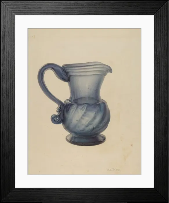 Framed Print : Pitcher, 1935 / 1942. Creator: Van Silvay Framed Print : Pitcher, 1935 / 1942. Creator: Van Silvay