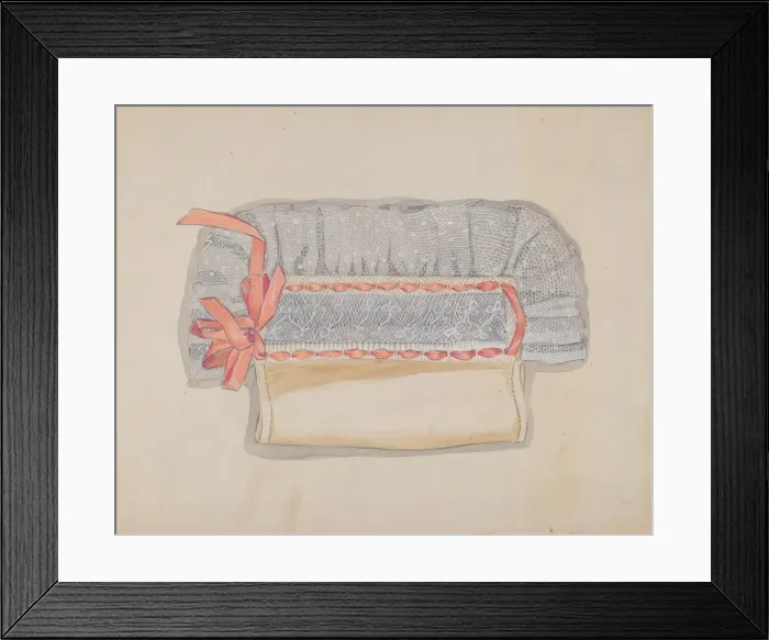 Framed Print : Corset Cover Sachet, c. 1937. Creator: Sebastian Simonet Framed Print : Corset Cover Sachet, c. 1937. Creator: Sebastian Simonet