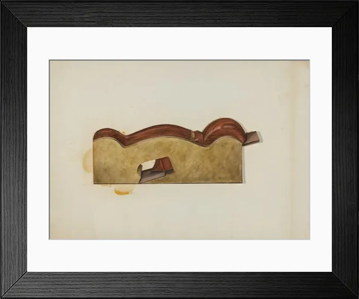 Framed Print : Shoulder Plane, c. 1937. Creator: Natalie Simon Framed Print : Shoulder Plane, c. 1937. Creator: Natalie Simon