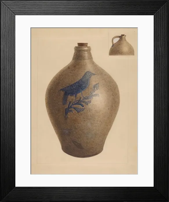 Framed Print : Jug, 1937. Creator: Charlotte Sperber Framed Print : Jug, 1937. Creator: Charlotte Sperber