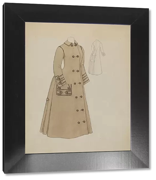 Womans Coat, c. 1936. Creator: Roberta Spicer