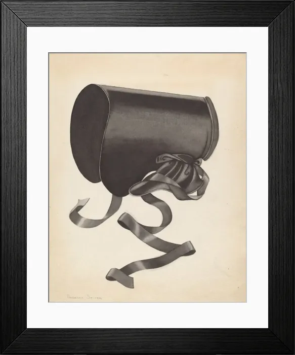 Framed Print : Sunbonnet, c. 1936. Creator: Roberta Spicer Framed Print : Sunbonnet, c. 1936. Creator: Roberta Spicer