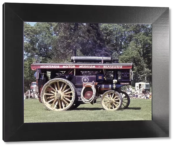1921 Burrell Traction Engine at Beaulieu steam engine rally in late 1960 s