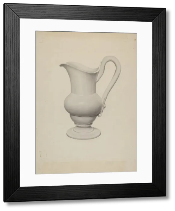Framed Print : Pitcher, c. 1940. Creator: Roberta Spicer Framed Print : Pitcher, c. 1940. Creator: Roberta Spicer