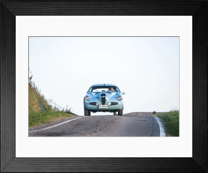 Framed Print : 1955 Alfa Romeo 1900 SZ coupe Zagato. Creator: Unknown Framed Print : 1955 Alfa Romeo 1900 SZ coupe Zagato. Creator: Unknown