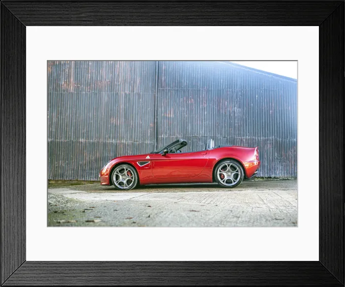 Framed Print : 2013 Alfa Romeo 8C Spyder. Creator: Unknown Framed Print : 2013 Alfa Romeo 8C Spyder. Creator: Unknown