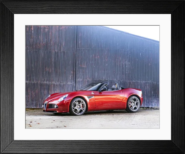 Framed Print : 2013 Alfa Romeo 8C Spyder. Creator: Unknown Framed Print : 2013 Alfa Romeo 8C Spyder. Creator: Unknown