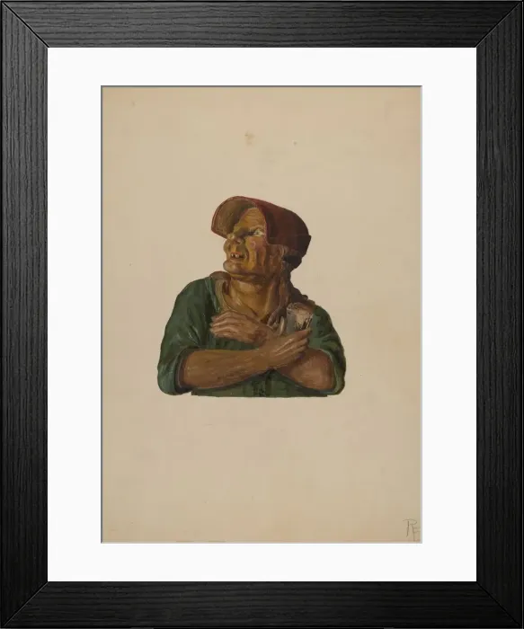 Framed Print : Tavern Figure, c. 1936. Creator: Richard F. Smith Framed Print : Tavern Figure, c. 1936. Creator: Richard F. Smith