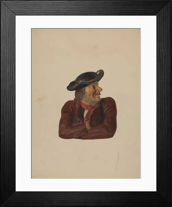 Framed Print : Tavern Bust, c. 1936. Creator: Richard F. Smith Framed Print : Tavern Bust, c. 1936. Creator: Richard F. Smith