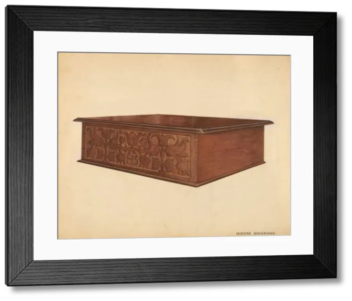 Framed Print : Box, c. 1936. Creator: Isidore Sovensky Framed Print : Box, c. 1936. Creator: Isidore Sovensky