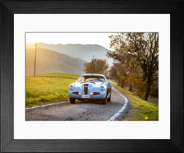 Framed Print : 1955 Alfa Romeo 1900 SZ coupe Zagato. Creator: Unknown Framed Print : 1955 Alfa Romeo 1900 SZ coupe Zagato. Creator: Unknown