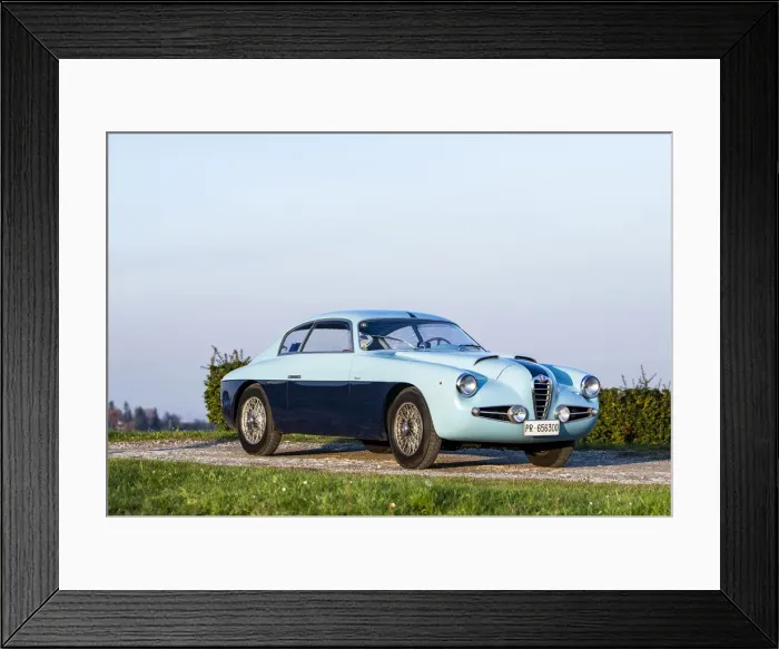Framed Print : 1955 Alfa Romeo 1900 SZ coupe Zagato. Creator: Unknown Framed Print : 1955 Alfa Romeo 1900 SZ coupe Zagato. Creator: Unknown
