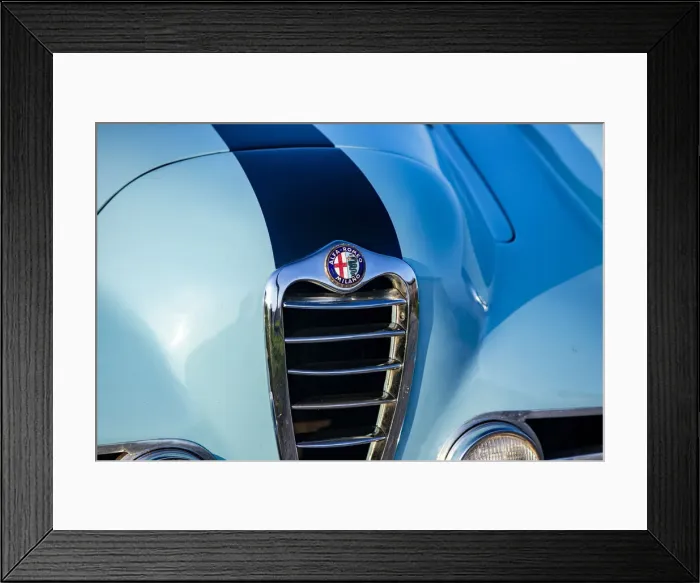 Framed Print : 1955 Alfa Romeo 1900 SZ coupe Zagato. Creator: Unknown Framed Print : 1955 Alfa Romeo 1900 SZ coupe Zagato. Creator: Unknown