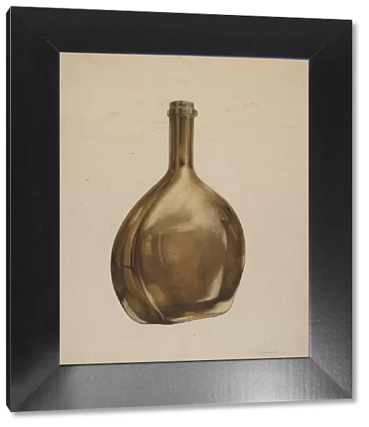 Whiskey Flask, 1938. Creator: G. A. Spangenberg