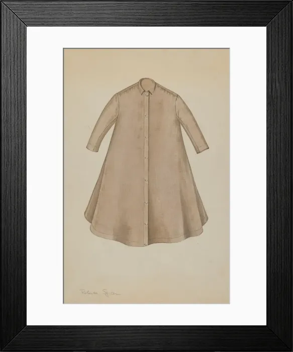 Framed Print : Girls Coat, c. 1937. Creator: Roberta Spicer Framed Print : Girls Coat, c. 1937. Creator: Roberta Spicer