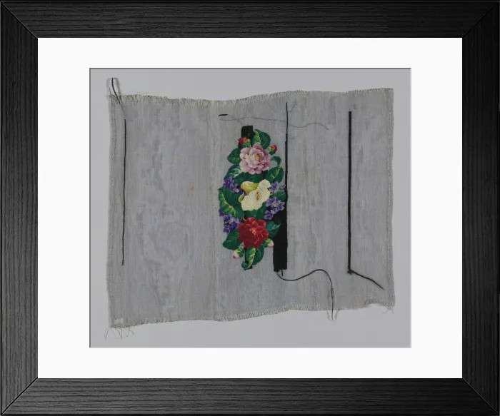 Framed Print : Panel (Unfinished), England, 19th century. Creator: Unknown Framed Print : Panel (Unfinished), England, 19th century. Creator: Unknown