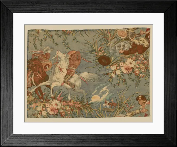 Framed Print : Panel, United States, 1825 / 75. Creator: Unknown Framed Print : Panel, United States, 1825 / 75. Creator: Unknown