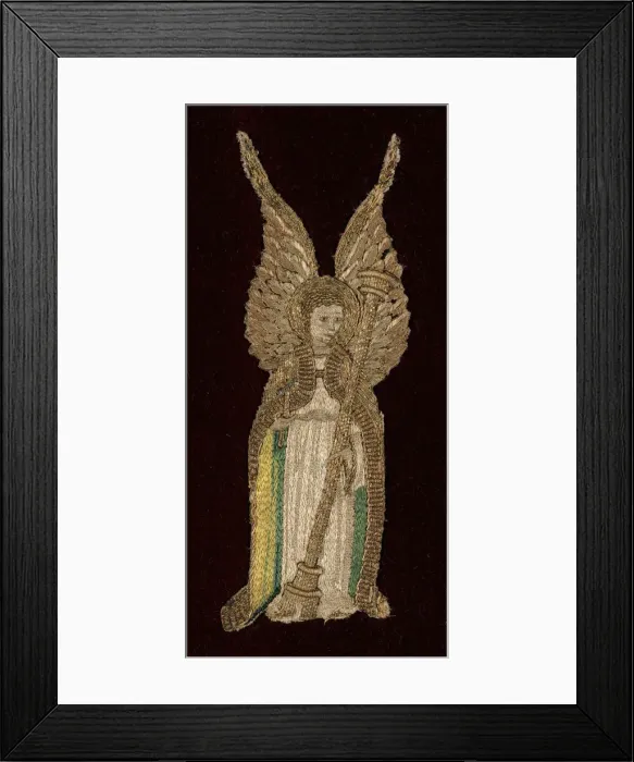 Framed Print : Fragment, England, 15th century. Creator: Unknown Framed Print : Fragment, England, 15th century. Creator: Unknown