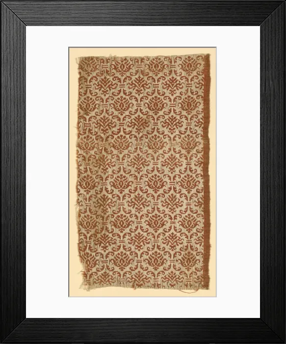 Framed Print : Fragment, Europe, 17th century. Creator: Unknown Framed Print : Fragment, Europe, 17th century. Creator: Unknown
