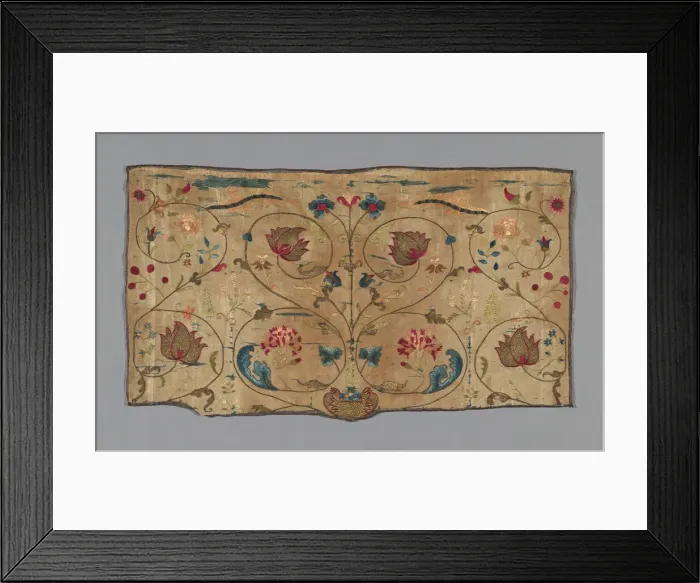 Framed Print : Fragment, France, 17th century. Creator: Unknown Framed Print : Fragment, France, 17th century. Creator: Unknown