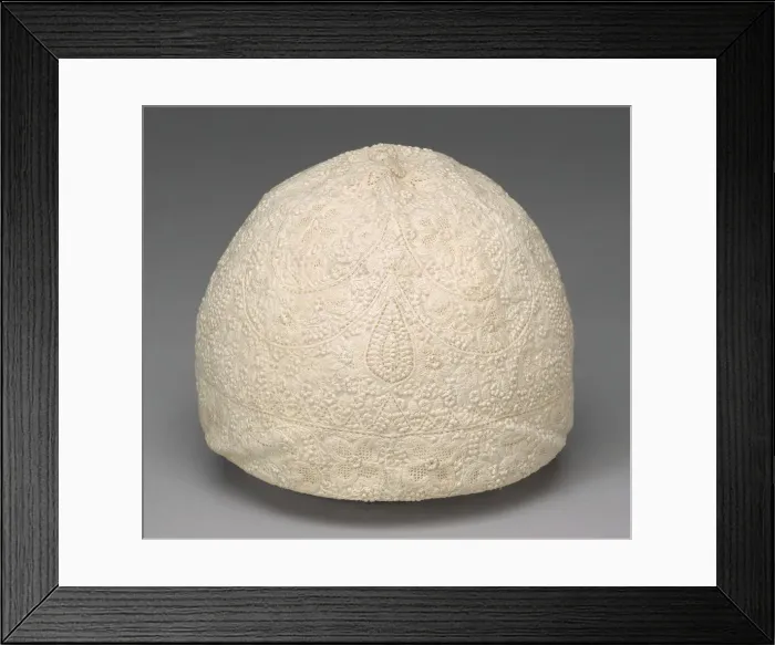 Framed Print : Cap, France, 19th century. Creator: Unknown Framed Print : Cap, France, 19th century. Creator: Unknown