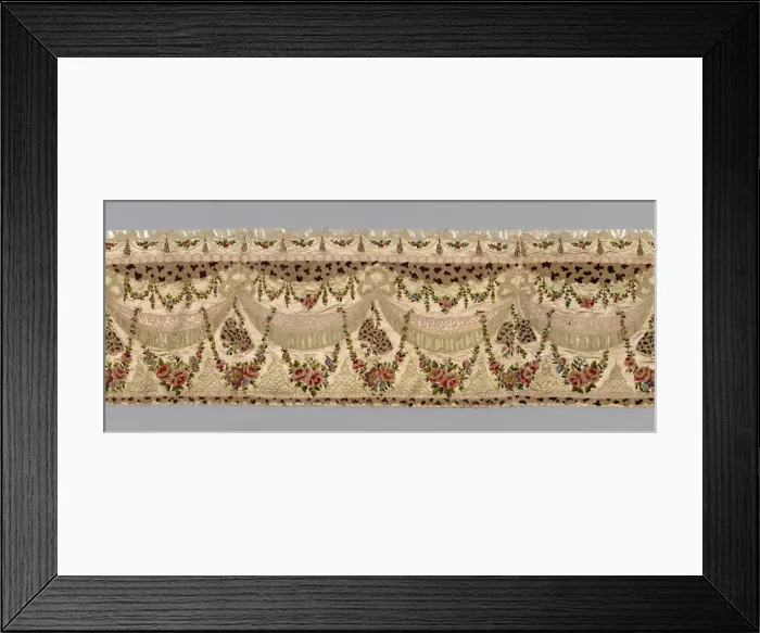 Framed Print : Valance, France, 19th century. Creator: Unknown Framed Print : Valance, France, 19th century. Creator: Unknown