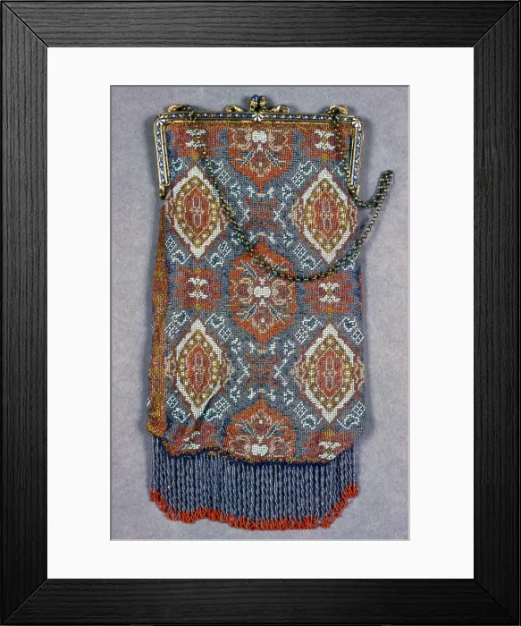 Framed Print : Bag, Europe, 1875 / 1900. Creator: Unknown Framed Print : Bag, Europe, 1875 / 1900. Creator: Unknown