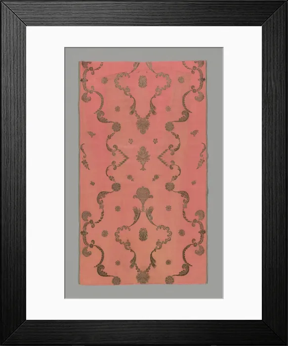 Framed Print : Panel, England, c. 1719 / 20. Creator: Unknown Framed Print : Panel, England, c. 1719 / 20. Creator: Unknown