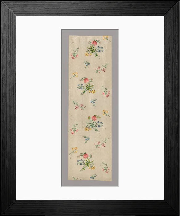 Framed Print : Panel, England, c. 1747. Creator: Unknown Framed Print : Panel, England, c. 1747. Creator: Unknown