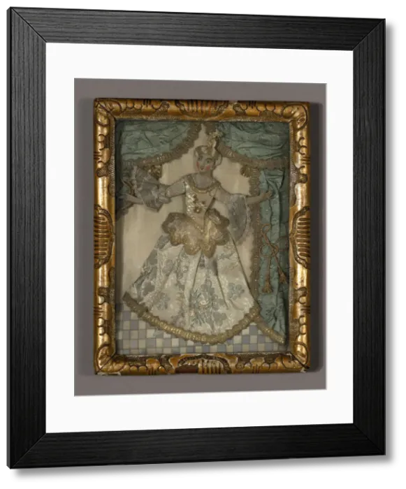 Framed Print : Needlepoint Picture, France, 18th century. Creator: Unknown Framed Print : Needlepoint Picture, France, 18th century. Creator: Unknown