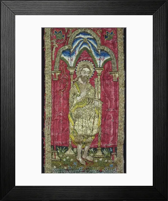 Framed Print : Orphrey Band, France, 16th century. Creator: Unknown Framed Print : Orphrey Band, France, 16th century. Creator: Unknown