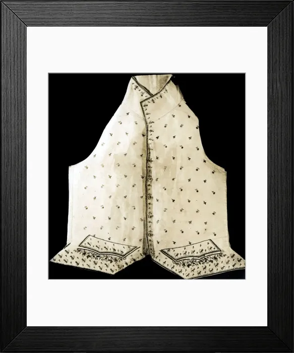 Framed Print : Waistcoat, France, 18th century. Creator: Unknown Framed Print : Waistcoat, France, 18th century. Creator: Unknown