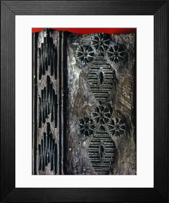 Framed Print : Printing Block, Europe, 19th century. Creator: Unknown Framed Print : Printing Block, Europe, 19th century. Creator: Unknown