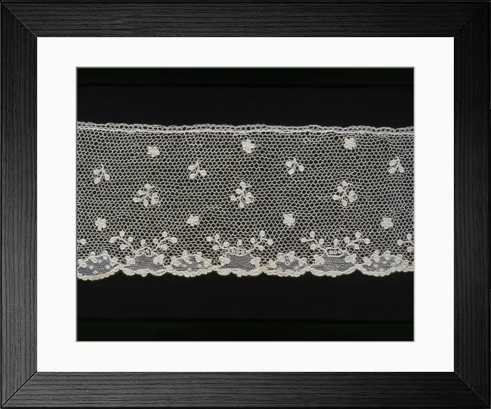 Framed Print : Sleeve Ruffle (Engageante), France, 1775 / 1800. Creator: Unknown Framed Print : Sleeve Ruffle (Engageante), France, 1775 / 1800. Creator: Unknown